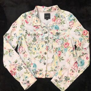 🌼🌸 Floral Jessica Simpson denim Jacket 🌸🌼